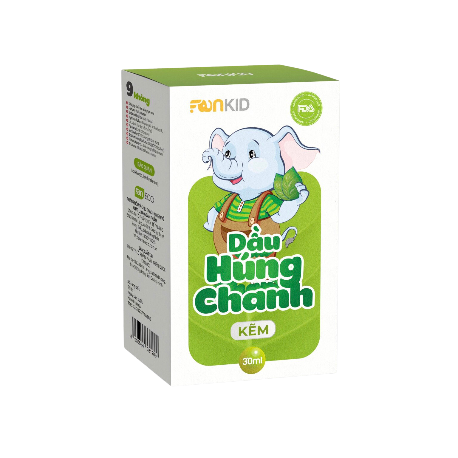 Dầu húng chanh kẽm Faneco có mùi hương như thế nào?
